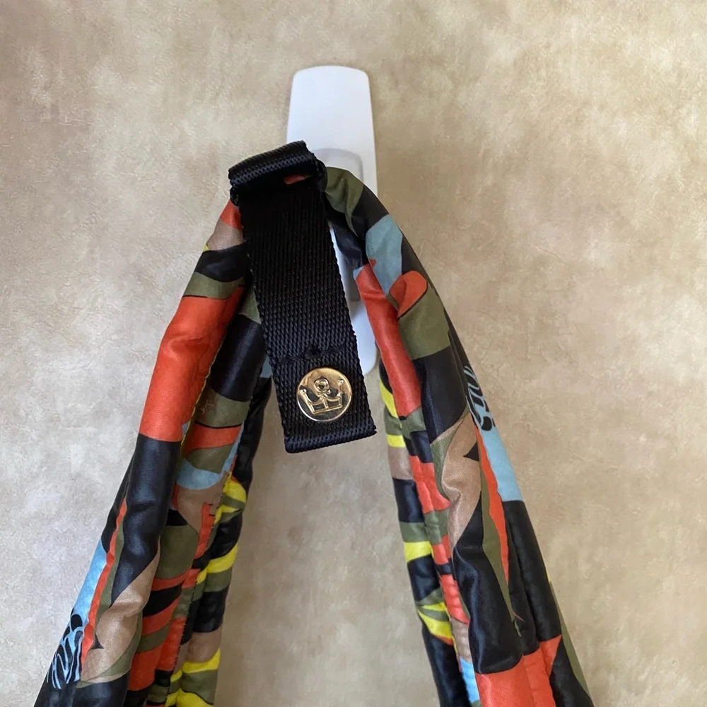 Oliver Thomas Wing Woman Large Tote Colorful Camo Quilted Tote Bag Weekender - Picture 3 of 8